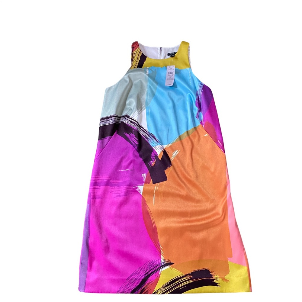 NWT Ann Taylor Modern Art pattern dress